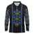 Ukraine Folk Patterns Long Sleeve Polo Shirt Sporty Style