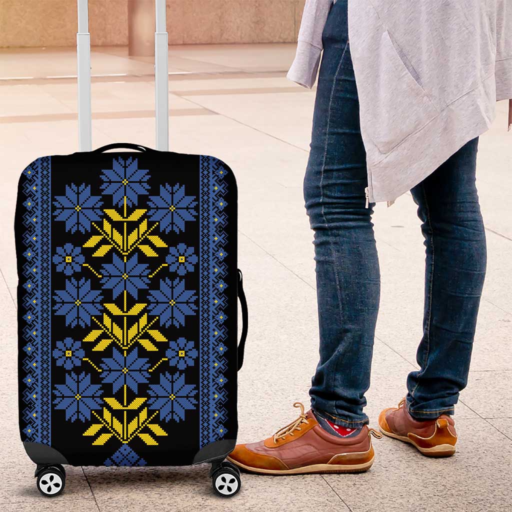 Ukraine Folk Patterns Luggage Cover Sporty Style