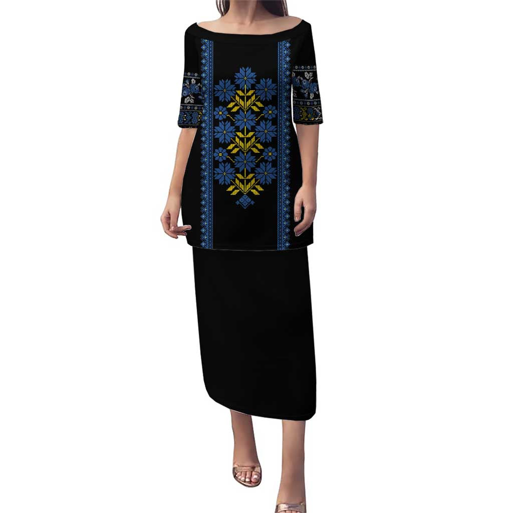 Ukraine Folk Patterns Puletasi Sporty Style