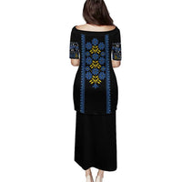 Ukraine Folk Patterns Puletasi Sporty Style