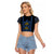Ukraine Folk Patterns Raglan Cropped T Shirt Sporty Style