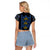Ukraine Folk Patterns Raglan Cropped T Shirt Sporty Style