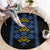 Ukraine Folk Patterns Round Carpet Sporty Style