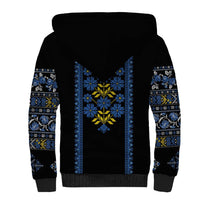 Ukraine Folk Patterns Sherpa Hoodie Sporty Style