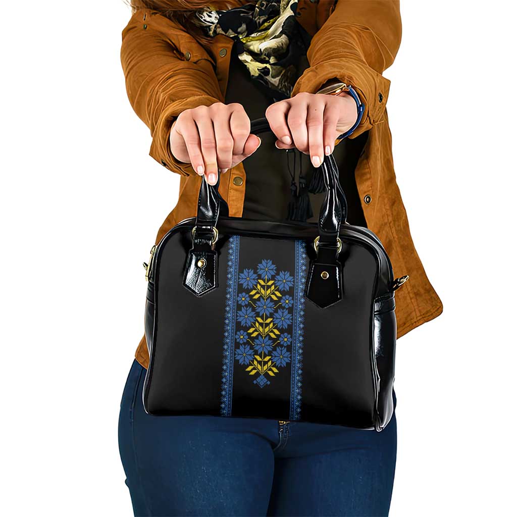 Ukraine Folk Patterns Shoulder Handbag Sporty Style