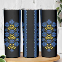 Ukraine Folk Patterns Skinny Tumbler Sporty Style