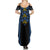 Ukraine Folk Patterns Summer Maxi Dress Sporty Style