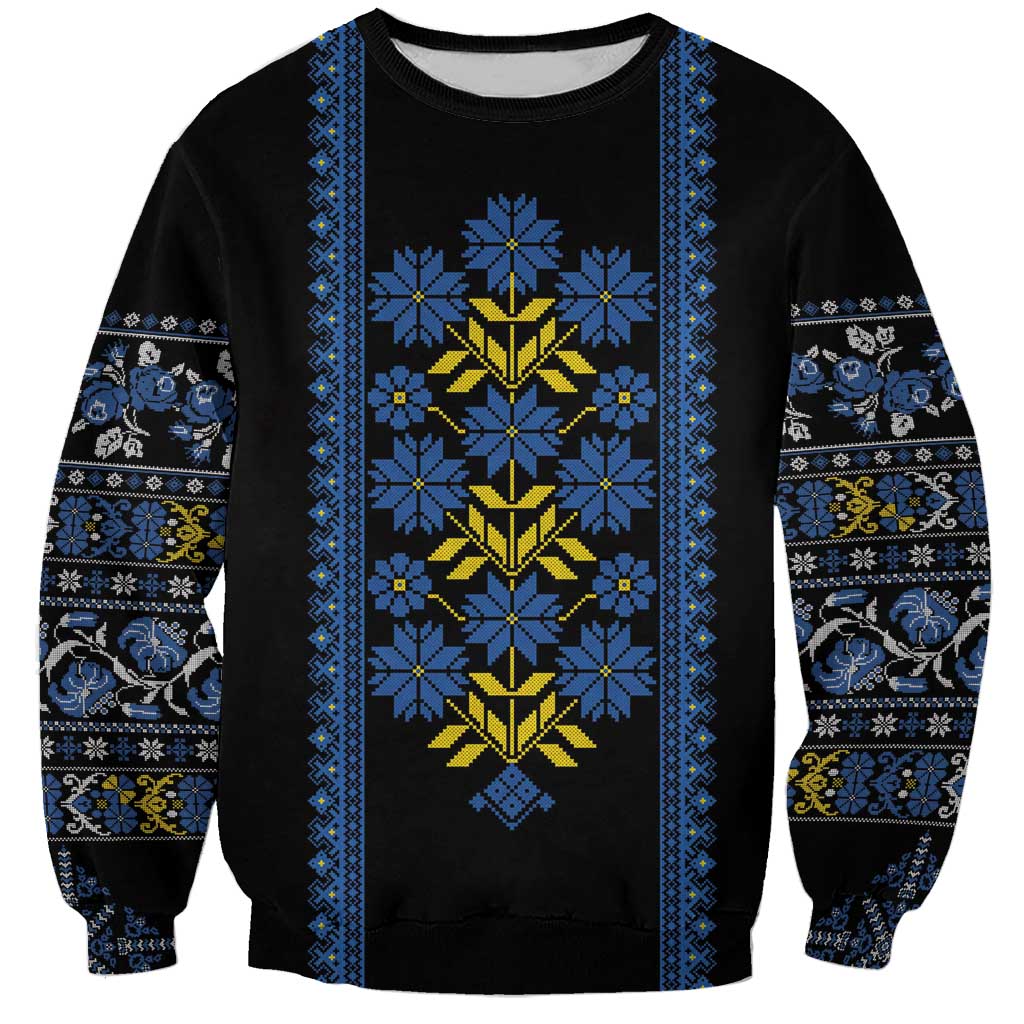 Ukraine Folk Patterns Sweatshirt Sporty Style