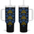 Ukraine Folk Patterns Tumbler With Handle Sporty Style