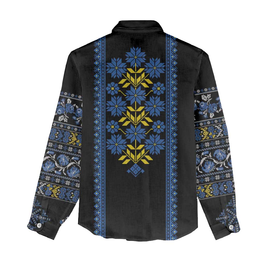 Ukraine Folk Patterns Women Casual Shirt Sporty Style