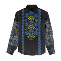 Ukraine Folk Patterns Women Casual Shirt Sporty Style