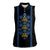 Ukraine Folk Patterns Women Sleeveless Polo Shirt Sporty Style