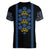 Ukraine Folk Patterns Women V-Neck T-Shirt Sporty Style
