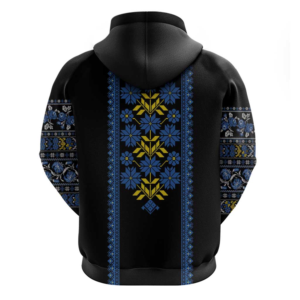 Ukraine Folk Patterns Zip Hoodie Sporty Style