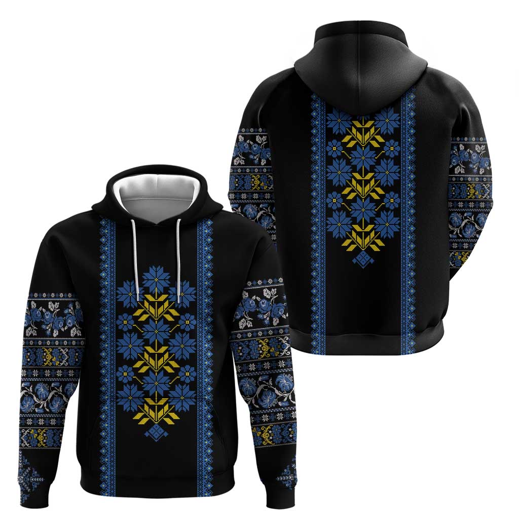 Ukraine Folk Patterns Zip Hoodie Sporty Style