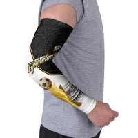 Custom Mexico Football Champion Arm Sleeves Aztec Pattern - Wonder Print Shop