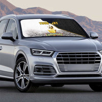 Custom Mexico Football Champion Auto Sun Shade Aztec Pattern - Wonder Print Shop