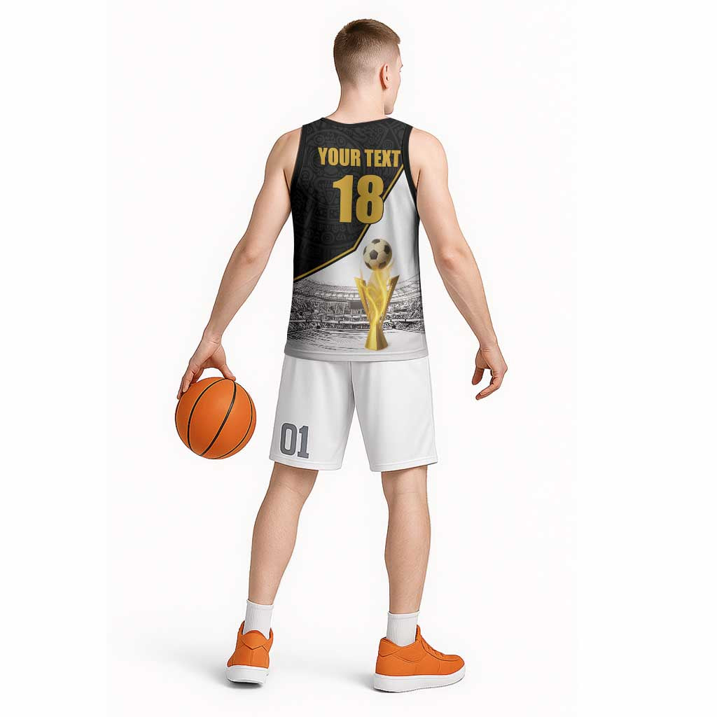 Custom Mexico Football Champion Basketball Jersey Aztec Pattern - Wonder Print Shop