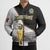 Custom Mexico Football Champion Bomber Puffer Jacket Aztec Pattern - Wonder Print Shop
