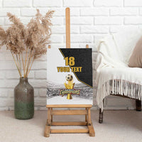 Custom Mexico Football Champion Canvas Wall Art Aztec Pattern - Wonder Print Shop