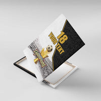 Custom Mexico Football Champion Canvas Wall Art Aztec Pattern - Wonder Print Shop