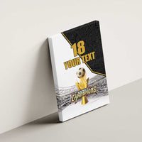 Custom Mexico Football Champion Canvas Wall Art Aztec Pattern - Wonder Print Shop