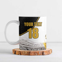 Custom Mexico Football Champion Ceramic Mug Aztec Pattern - Wonder Print Shop