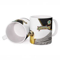 Custom Mexico Football Champion Ceramic Mug Aztec Pattern - Wonder Print Shop