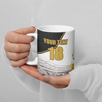 Custom Mexico Football Champion Ceramic Mug Aztec Pattern - Wonder Print Shop