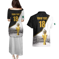 Custom Mexico Football Champion Couples Matching Puletasi and Hawaiian Shirt Aztec Pattern - Wonder Print Shop