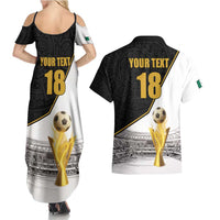 Custom Mexico Football Champion Couples Matching Summer Maxi Dress and Hawaiian Shirt Aztec Pattern - Wonder Print Shop