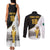 Custom Mexico Football Champion Couples Matching Tank Maxi Dress and Long Sleeve Button Shirt Aztec Pattern - Wonder Print Shop