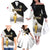 Custom Mexico Football Champion Family Matching Off The Shoulder Long Sleeve Dress and Hawaiian Shirt Aztec Pattern - Wonder Print Shop