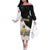 Custom Mexico Football Champion Family Matching Off The Shoulder Long Sleeve Dress and Hawaiian Shirt Aztec Pattern - Wonder Print Shop