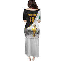 Custom Mexico Football Champion Family Matching Puletasi and Hawaiian Shirt Aztec Pattern - Wonder Print Shop