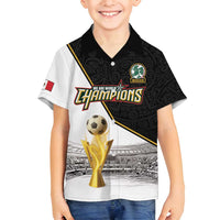 Custom Mexico Football Champion Family Matching Puletasi and Hawaiian Shirt Aztec Pattern - Wonder Print Shop