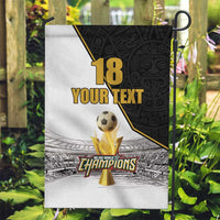 Custom Mexico Football Champion Garden Flag Aztec Pattern - Wonder Print Shop
