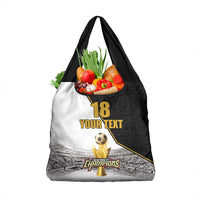 Custom Mexico Football Champion Grocery Bag Aztec Pattern - Wonder Print Shop