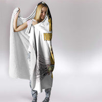 Custom Mexico Football Champion Hooded Blanket Aztec Pattern - Wonder Print Shop