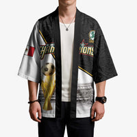 Custom Mexico Football Champion Kimono Aztec Pattern - Wonder Print Shop