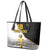 Custom Mexico Football Champion Leather Tote Bag Aztec Pattern - Wonder Print Shop