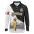 Custom Mexico Football Champion Long Sleeve Polo Shirt Aztec Pattern - Wonder Print Shop