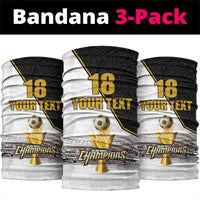 Custom Mexico Football Champion Neck Gaiter Aztec Pattern - Wonder Print Shop