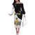 Custom Mexico Football Champion Off The Shoulder Long Sleeve Dress Aztec Pattern - Wonder Print Shop
