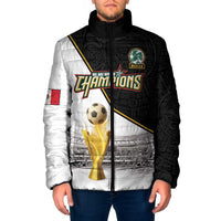 Custom Mexico Football Champion Padded Jacket Aztec Pattern - Wonder Print Shop