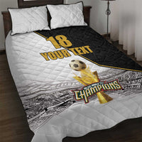 Custom Mexico Football Champion Quilt Bed Set Aztec Pattern - Wonder Print Shop