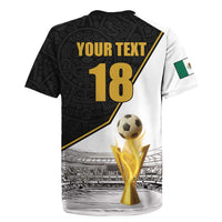 Custom Mexico Football Champion Rugby Jersey Aztec Pattern - Wonder Print Shop
