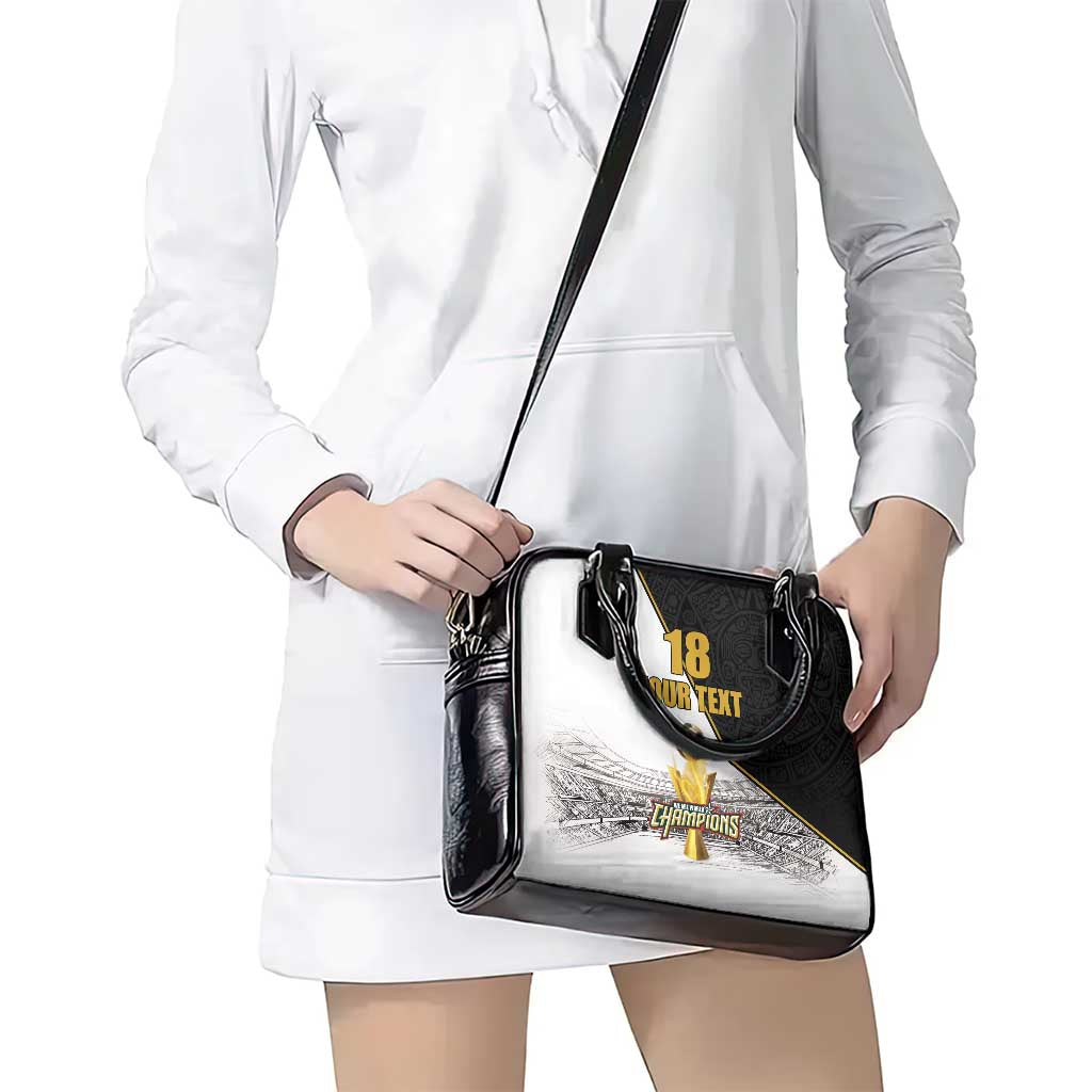 Custom Mexico Football Champion Shoulder Handbag Aztec Pattern - Wonder Print Shop