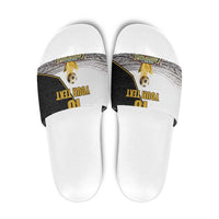 Custom Mexico Football Champion Slide Sandals Aztec Pattern - Wonder Print Shop