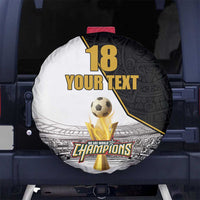Custom Mexico Football Champion Spare Tire Cover Aztec Pattern - Wonder Print Shop